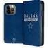 NFL Dallas Cowboys Blue Performance Series iPhone 13 Pro Max Folio Case