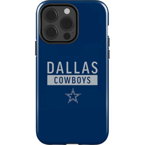 NFL Dallas Cowboys Blue Performance Series iPhone 15 Pro Impact Case