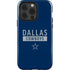 NFL Dallas Cowboys Blue Performance Series iPhone 15 Pro Impact Case