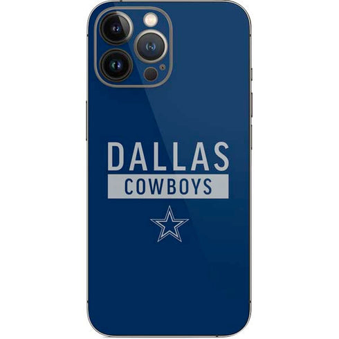NFL Dallas Cowboys Blue Performance Series iPhone 15 Pro Max Skin
