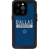 NFL Dallas Cowboys Blue Performance Series iPhone 15 Pro Waterproof Case
