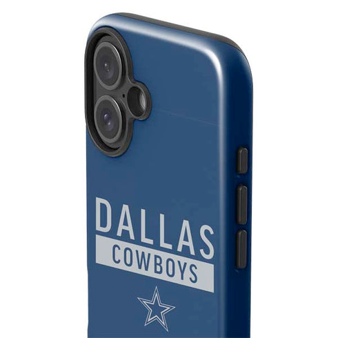 NFL Dallas Cowboys Blue Performance Series iPhone 16 Impact Case