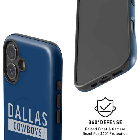 NFL Dallas Cowboys Blue Performance Series iPhone 16 Magsafe Impact Case