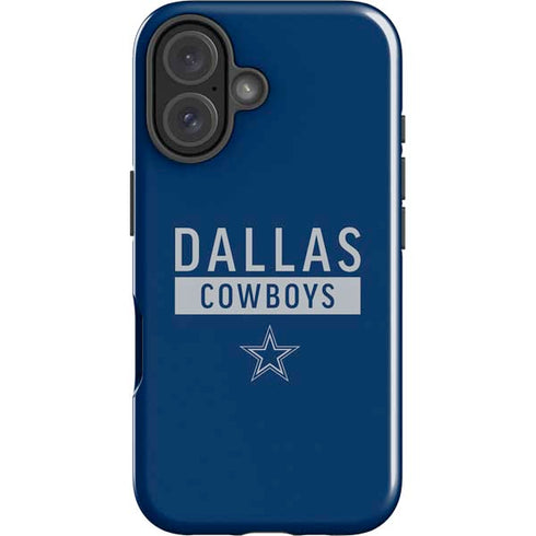 NFL Dallas Cowboys Blue Performance Series iPhone 16 Plus Impact Case