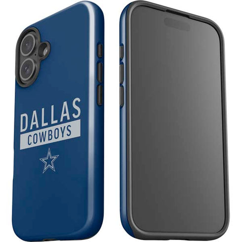 NFL Dallas Cowboys Blue Performance Series iPhone 16 Plus Impact Case