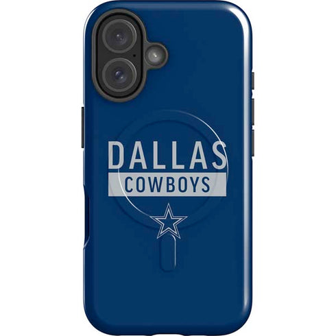 NFL Dallas Cowboys Blue Performance Series iPhone 16 Plus Magsafe Impact Case