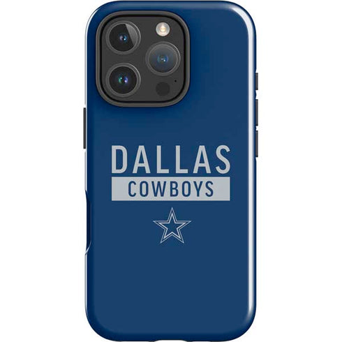 NFL Dallas Cowboys Blue Performance Series iPhone 16 Pro Impact Case