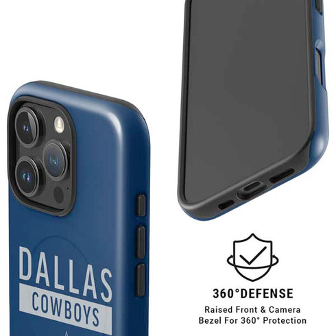 NFL Dallas Cowboys Blue Performance Series iPhone 16 Pro Magsafe Impact Case