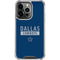 NFL Dallas Cowboys Blue Performance Series iPhone 16 Pro Max Clear Case