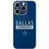 NFL Dallas Cowboys Blue Performance Series iPhone 16 Pro Skin