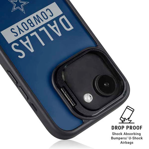NFL Dallas Cowboys Blue Performance Series iPhone 16e Kickstand Case