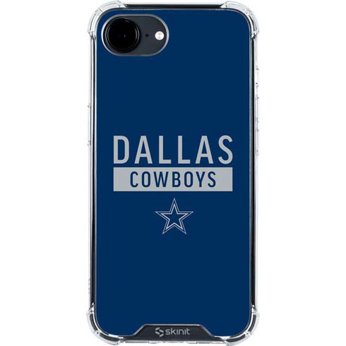 NFL Dallas Cowboys Blue Performance Series iPhone 16e Clear Case