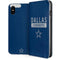 NFL Dallas Cowboys Blue Performance Series iPhone 8 Folio Case