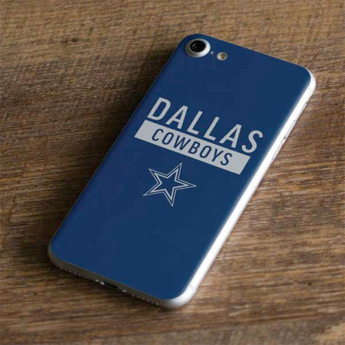 NFL Dallas Cowboys Blue Performance Series iPhone 8 Skin