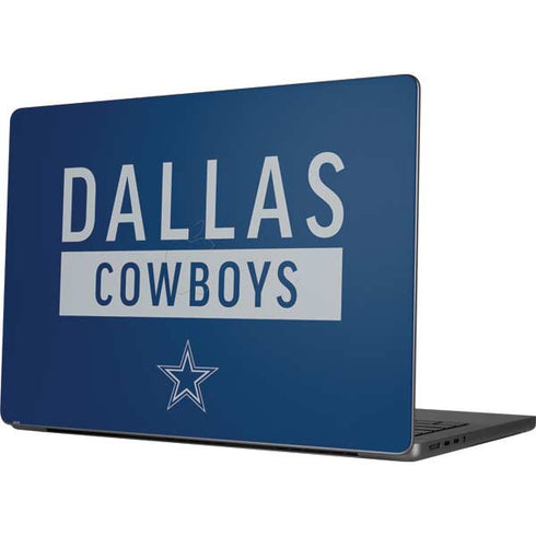 NFL Dallas Cowboys Blue Performance Series Apple MacBook Pro 14-inch Skin