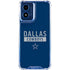 NFL Dallas Cowboys Blue Performance Series Moto G Play 4G (2024) Clear Case