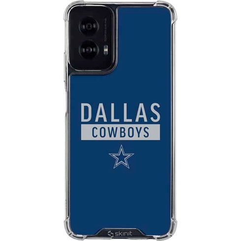 NFL Dallas Cowboys Blue Performance Series Moto G Power 5G (2024) Clear Case