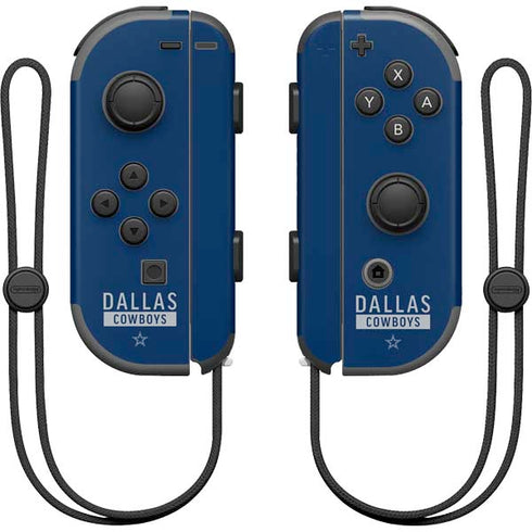 NFL Dallas Cowboys Blue Performance Series Nintendo Skins