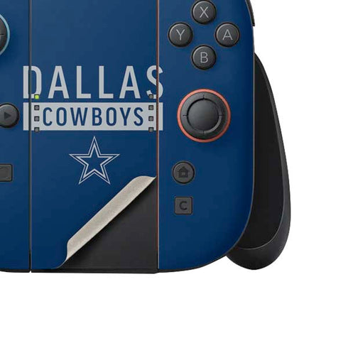 NFL Dallas Cowboys Blue Performance Series Nintendo Switch 2 (2025) Joy-Con Controller Skin