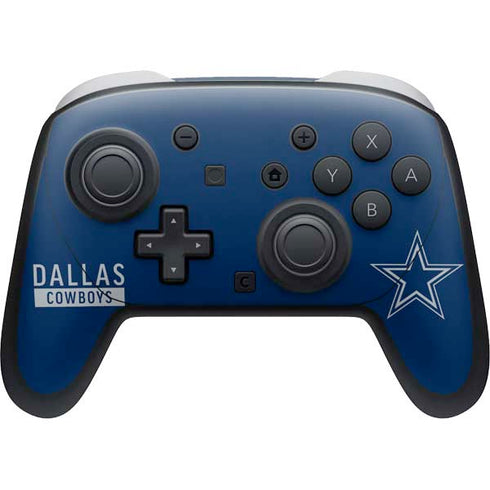 NFL Dallas Cowboys Blue Performance Series Nintendo Switch 2 (2025) Pro Controller Skin