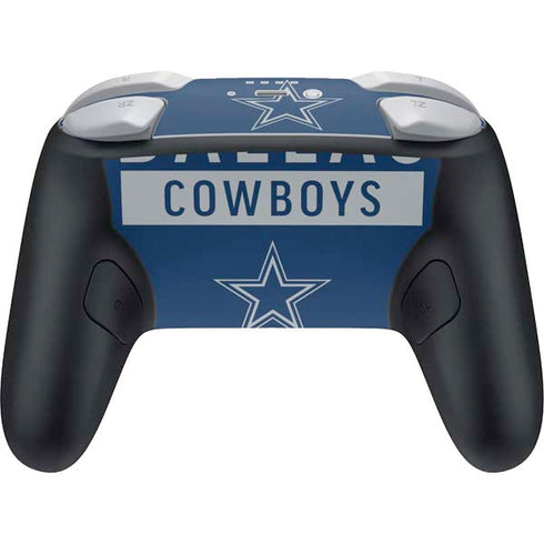 NFL Dallas Cowboys Blue Performance Series Nintendo Switch 2 (2025) Pro Controller Skin