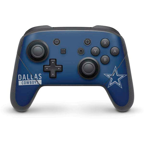 NFL Dallas Cowboys Blue Performance Series Nintendo Skins