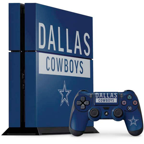 NFL Dallas Cowboys Blue Performance Series PlayStation PS4 Skins