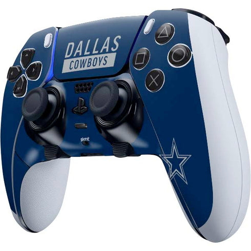 NFL Dallas Cowboys Blue Performance Series PS5 DualSense Edge Pro Controller Skin