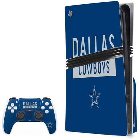 NFL Dallas Cowboys Blue Performance Series PlayStation PS5 Skins