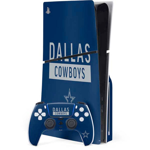 NFL Dallas Cowboys Blue Performance Series PlayStation PS5 Skins