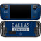 NFL Dallas Cowboys Blue Performance Series Steam Deck Handheld Gaming Computer OLED Skin