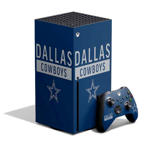 NFL Dallas Cowboys Blue Performance Series Xbox Series X Bundle Skin