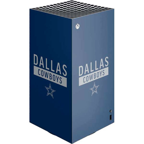 NFL Dallas Cowboys Blue Performance Series XBox Series X Digital Edition Console Skin