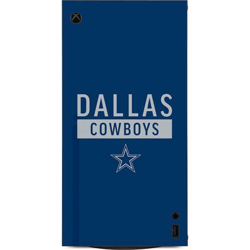 NFL Dallas Cowboys Blue Performance Series XBox Series X Digital Edition Console Skin