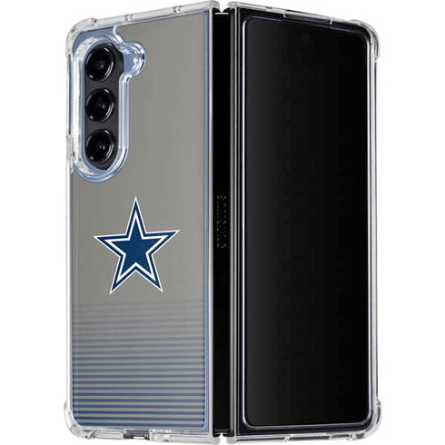 NFL Dallas Cowboys Breakaway Galaxy Z Fold5 5G Clear Case