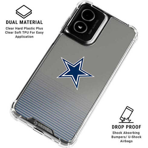 NFL Dallas Cowboys Breakaway Moto G Power 5G (2024) Clear Case