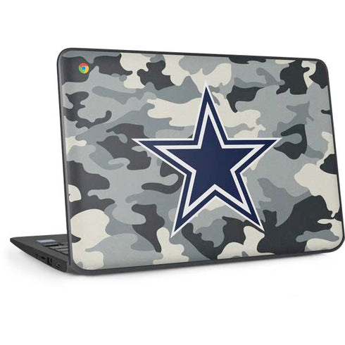 NFL Dallas Cowboys Camo HP Chromebook Skin