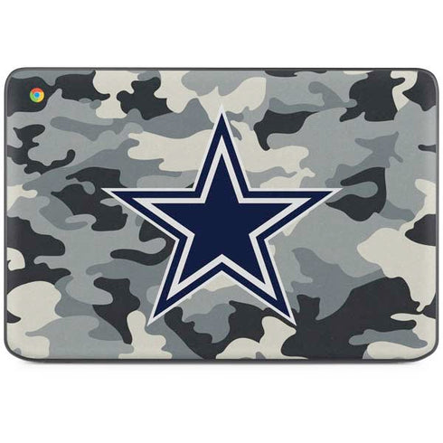 NFL Dallas Cowboys Camo HP Chromebook Skin