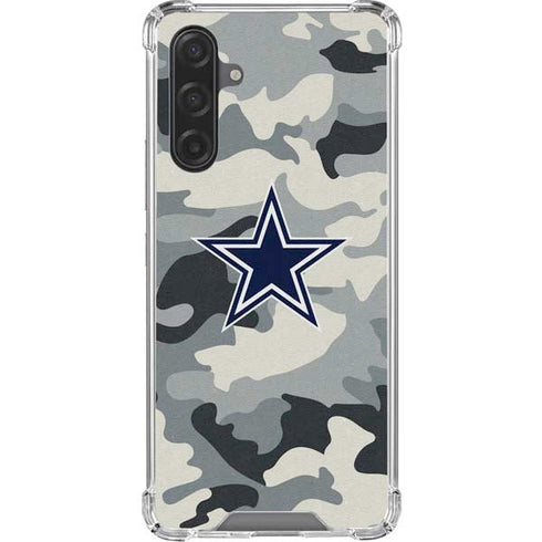 NFL Dallas Cowboys Camo Galaxy A17 Clear Case