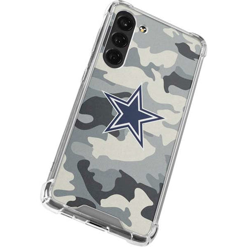NFL Dallas Cowboys Camo Galaxy S24 FE Clear Case