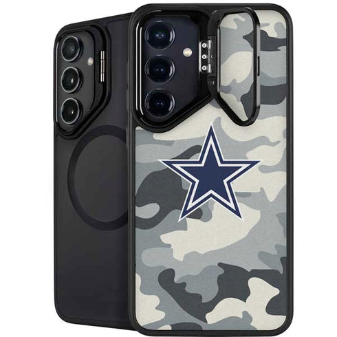NFL Dallas Cowboys Camo Galaxy S25 Plus Kickstand Case