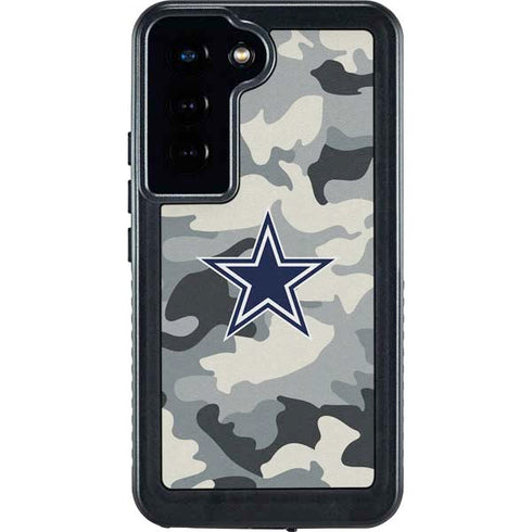 NFL Dallas Cowboys Camo Galaxy S24 Waterproof Case
