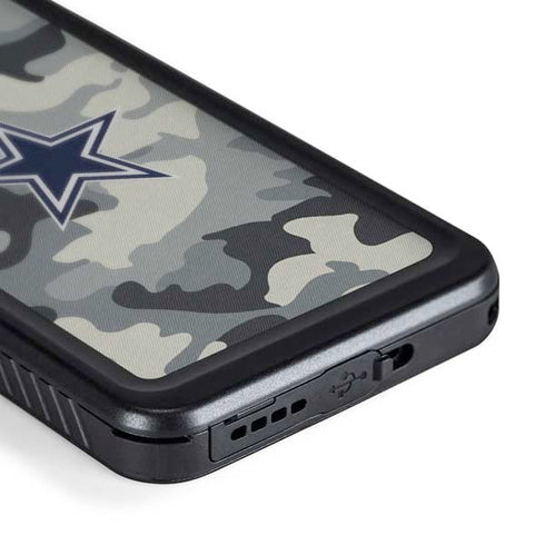 NFL Dallas Cowboys Camo Galaxy S24 Waterproof Case