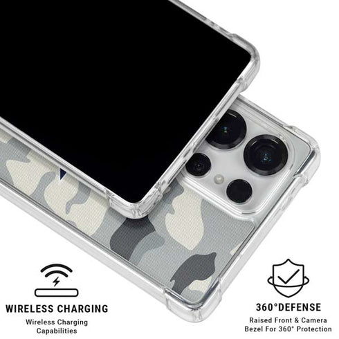 NFL Dallas Cowboys Camo Galaxy S25 Ultra Clear Case