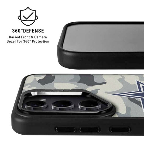 NFL Dallas Cowboys Camo Galaxy S26 Plus Kickstand Case