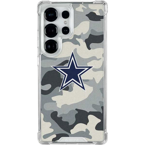 NFL Dallas Cowboys Camo Galaxy S26 Ultra Clear Case