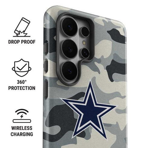 NFL Dallas Cowboys Camo Galaxy S26 Ultra Impact Case