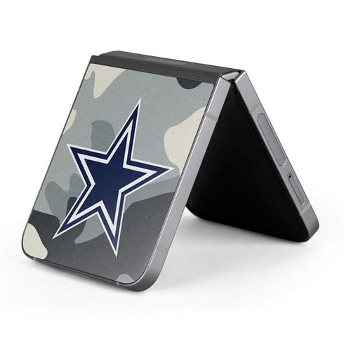 NFL Dallas Cowboys Camo Galaxy Z Flip6 Skin