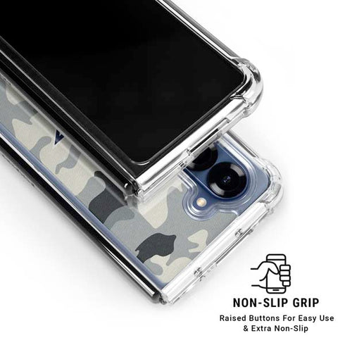 NFL Dallas Cowboys Camo Galaxy Z Fold6 Clear Case