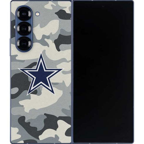 NFL Dallas Cowboys Camo Galaxy Z Fold6 Skin